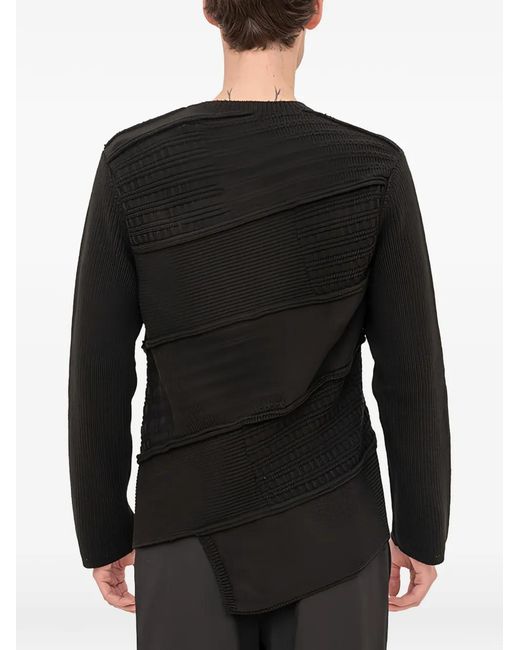 COMME DES GARÇON BLACK Black Crew-Neck Sweater