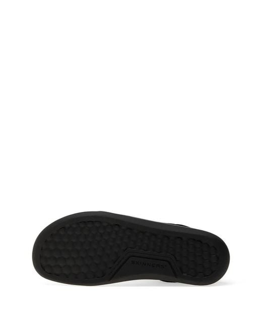 Skinners Black Easygoer Lace-Up Suede Sneakers