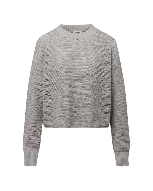 Drykorn Gray Crew Neck Sweater