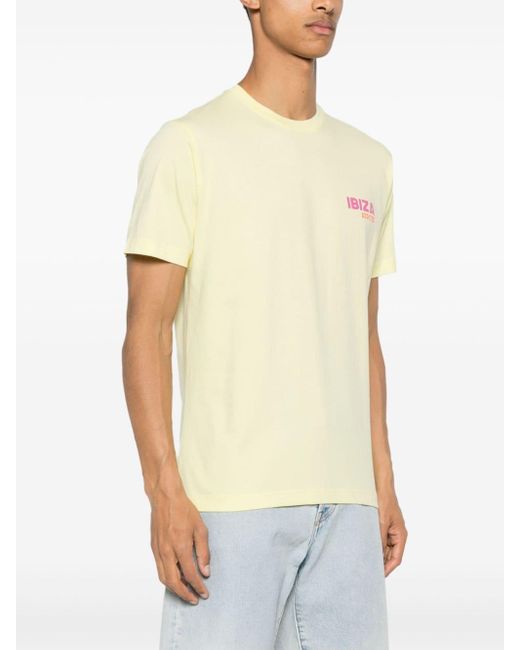 Camiseta Ibiza Add 92 Mc2 Saint Barth de hombre de color Yellow