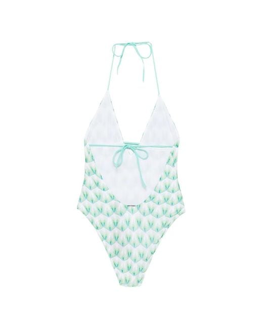 Missoni Blue One-Piece Swimsuit
