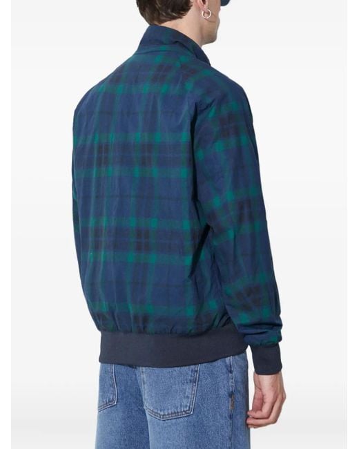 Bomber Reversibile di Baracuta in Blue da Uomo