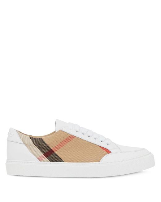 burberry check trainers