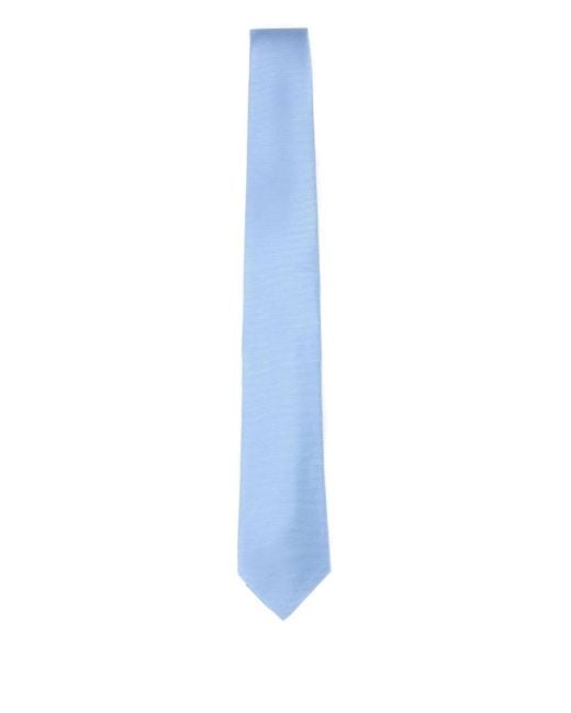 Kiton Krawatte aus Seide in Blue für Herren