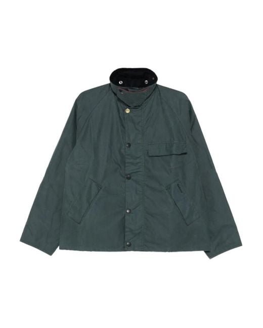 Barbour Green Transport Wax Jacket for men