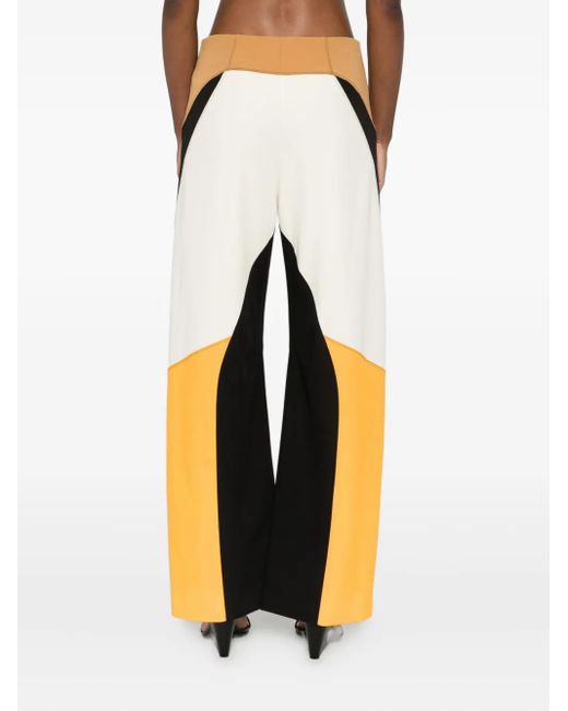 Patrizia Pepe Black Zip-Up Straight-Leg Trousers