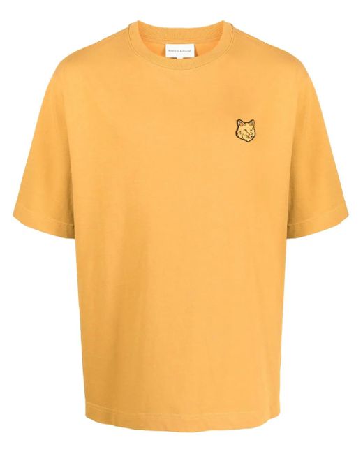 Maison Kitsuné Yellow Maison Kitsune' T-shirts And Polos for men