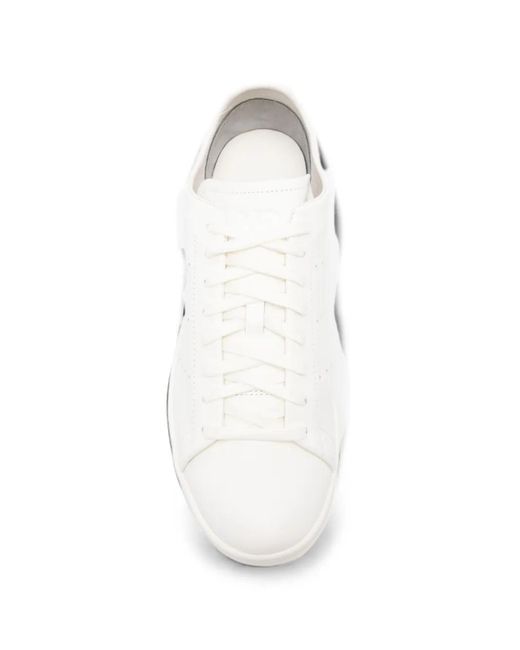 Y-3 White Baskets Stan Smith En Cuir
