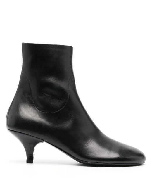 Marsèll Black 60Mm Spilla Leather Boots