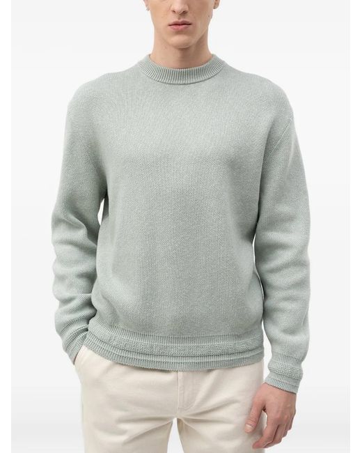 Boss Gray Crew-Neck Sweater for men
