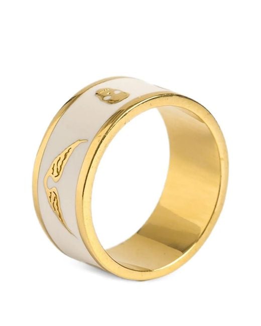 Zadig & Voltaire Metallic Wings-Motif Ring