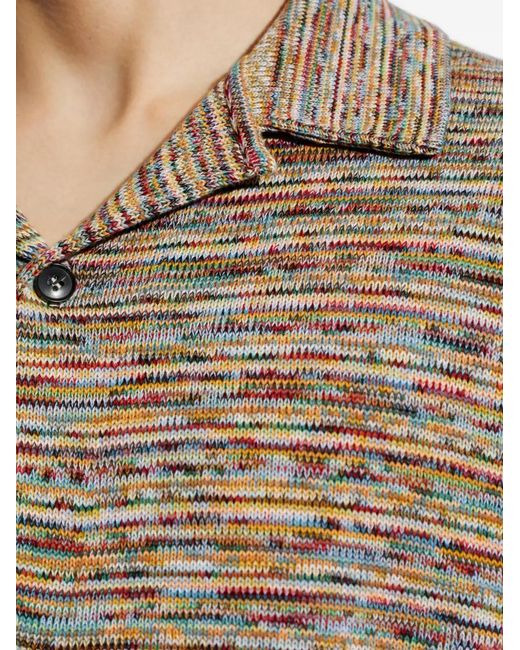 Paul Smith Multicolor Knitted Short Sleeves Shirt for men