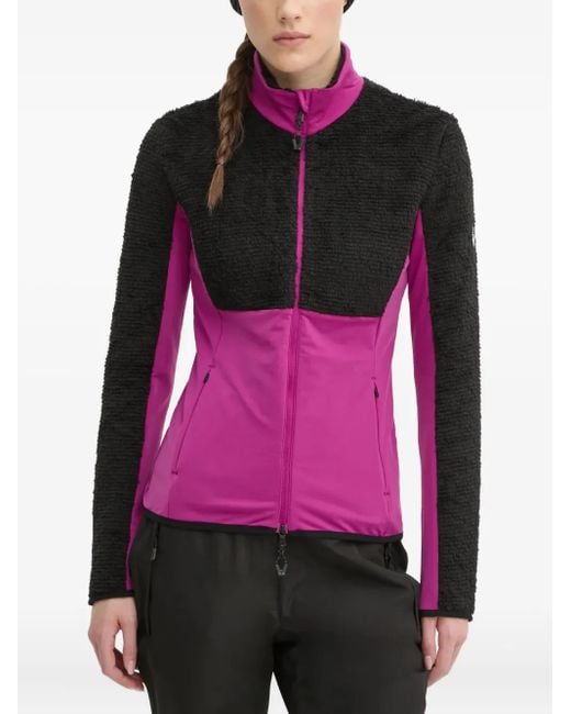EA7 Pink Panelled Zip-Up Jacket
