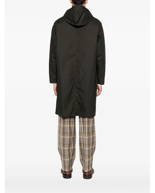 L'IMPERMEABILE Black Parka Boston for men