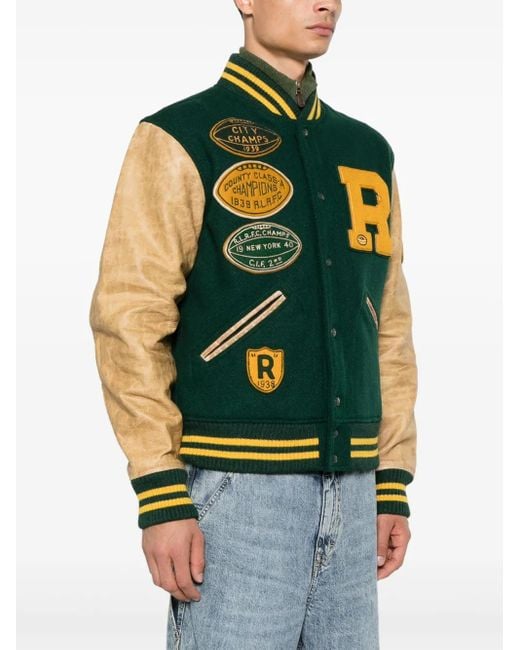 POLO RALPH LAUREN アイコニックレターマン ジャケット POLO RALPH LAUREN アイコニック レターマン ジャケット (POLO RALPH