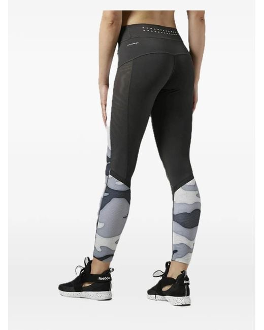 Reebok Black Patterned Leggings