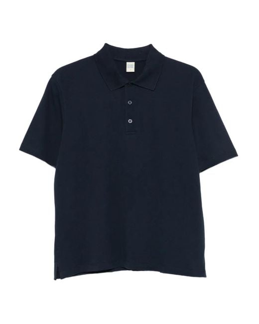 Flore Flore Blue Poloshirt mit drei Knöpfen