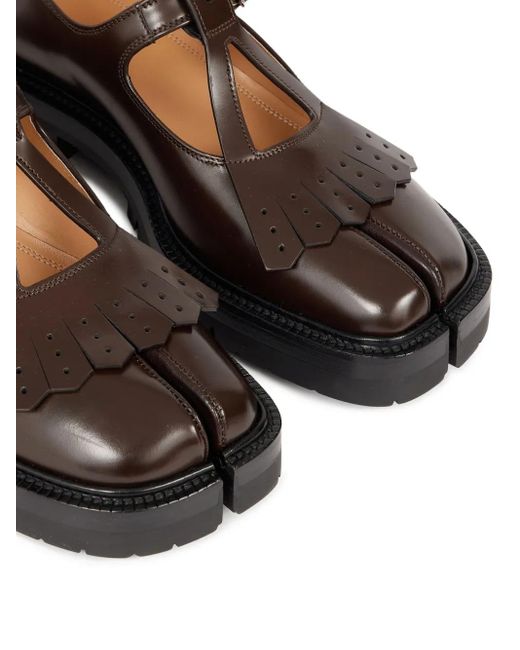 Maison Margiela Brown Tabi County Pumps