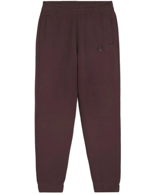 メンズ Maison Kitsuné トラックパンツ Purple