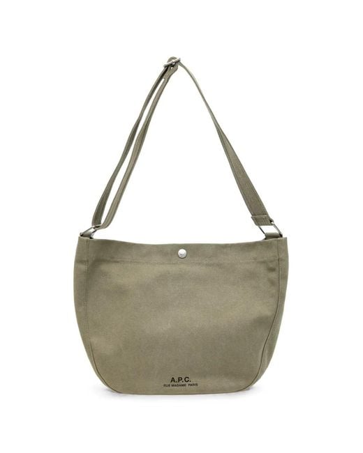 Borsa A Tracolla Journal di A.P.C. in Metallic