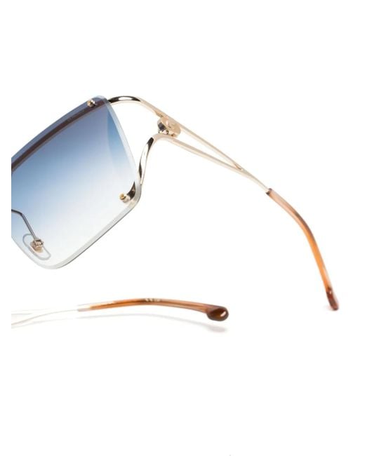 Carrera Blue Square-Frame Sunglasses