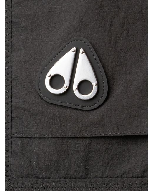 Moose Knuckles Gray Topflight Cargo Mini Shorts for men