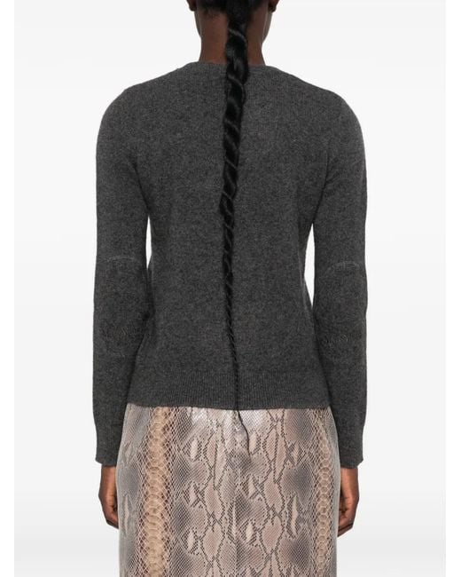 Max Mara Black Crew-Neck Sweater