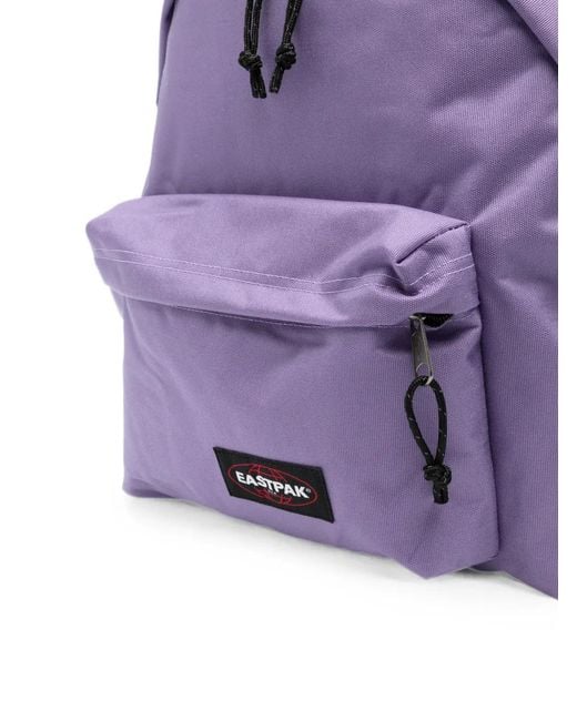 Eastpak Purple Padded Pak'R Logo-Patch Backpack