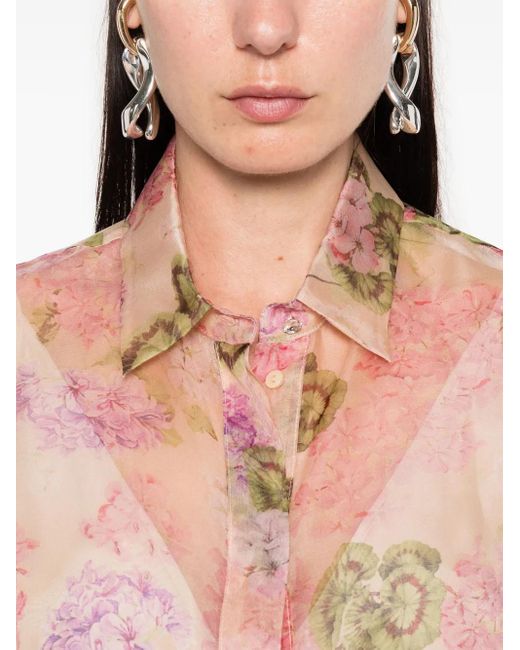 Max Mara Pink Barnaba Hemd
