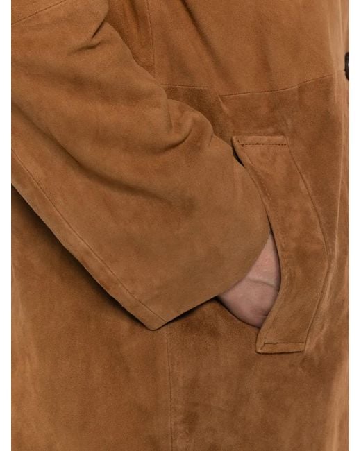Arma Brown Jella Suede Coat