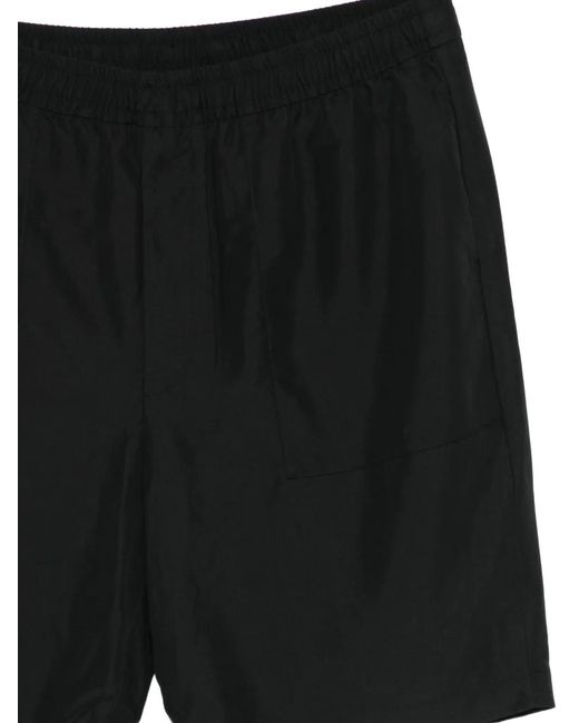 Calvin Klein Black Patch Pocket Shorts for men