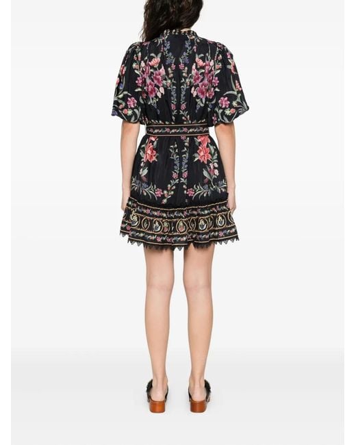 Farm Rio Black Belle Garden Dress