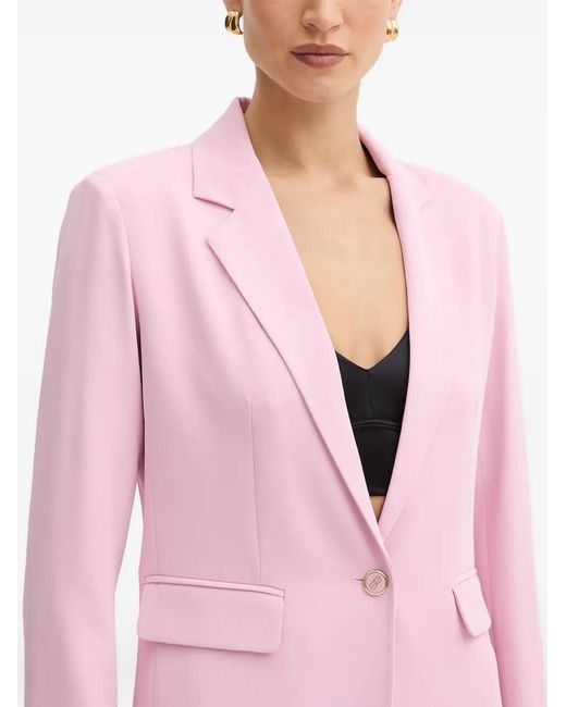 Fracomina Pink Single-Breasted Blazer