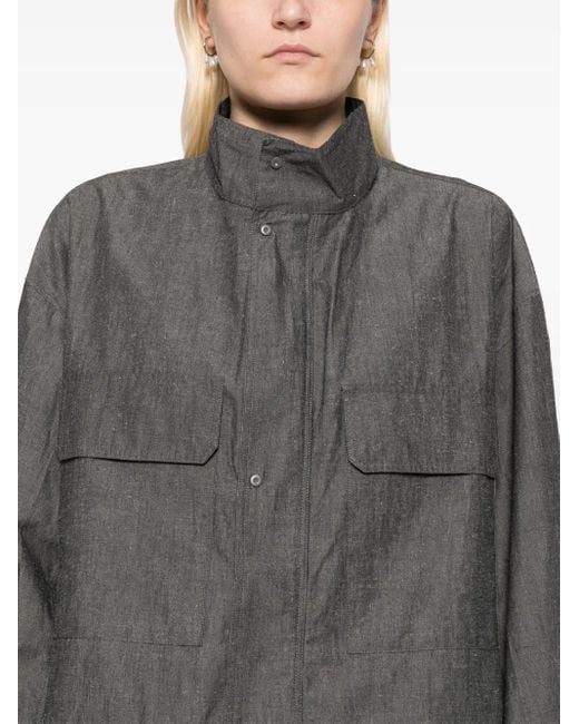 JNBY Gray Long-Sleeved Jacket