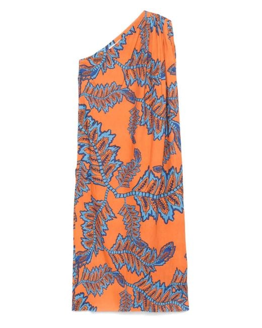 Maison La Plage Orange Robe Mallorca À Coupe Longue