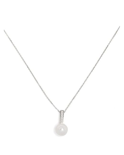 Tasaki Metallic 18Kt Akoya Diamond Necklace