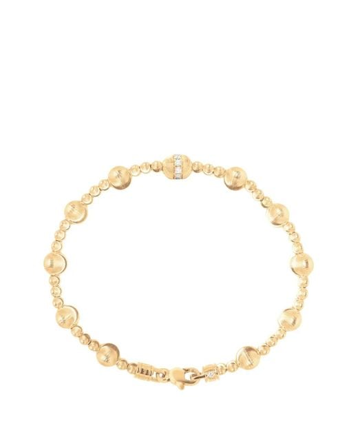 Officina Bernardi Metallic Bracelet Empire Pavé De Diamants