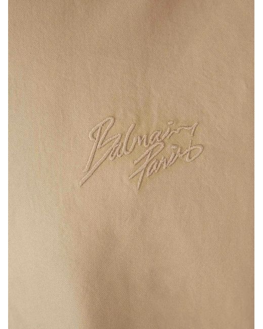 Balmain Natural Logo Shirt for men
