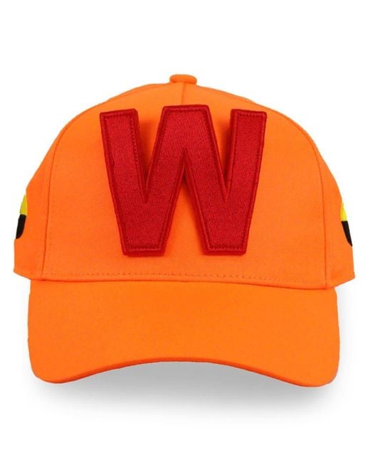 Cappello W con ricamo di Walter Van Beirendonck in Orange da Uomo