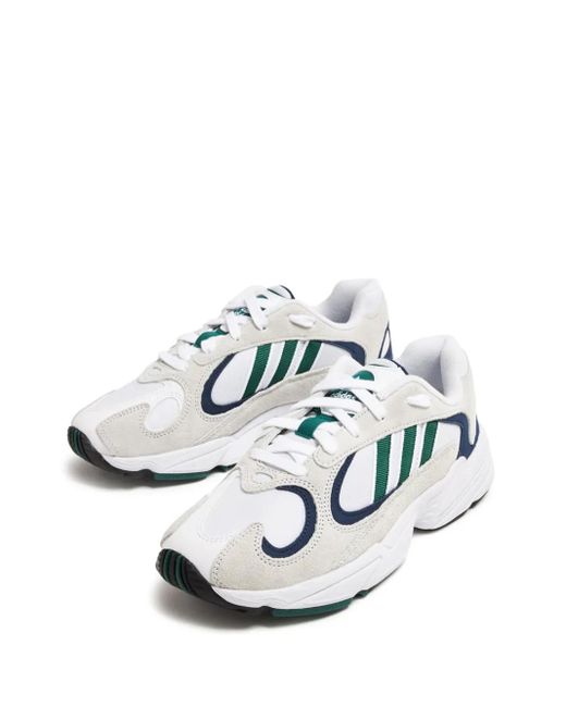 Adidas White Yung-1 Low-Top Sneakers