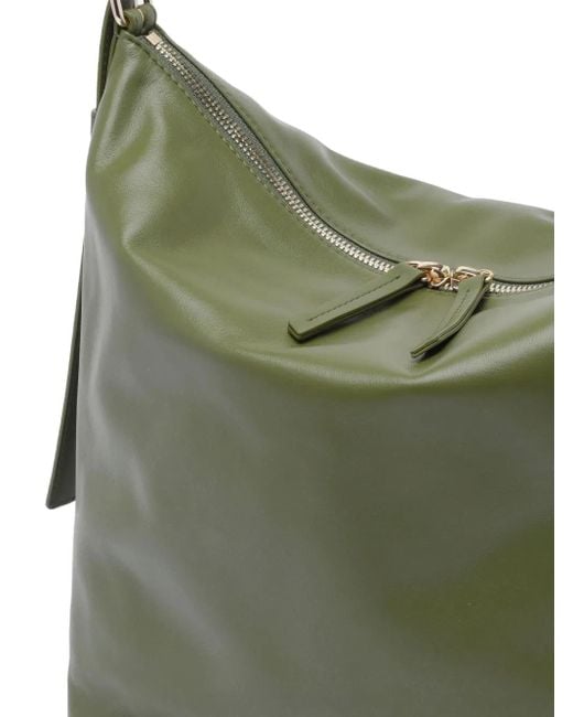 A.P.C. Green Handtasche Mit Logo-Print