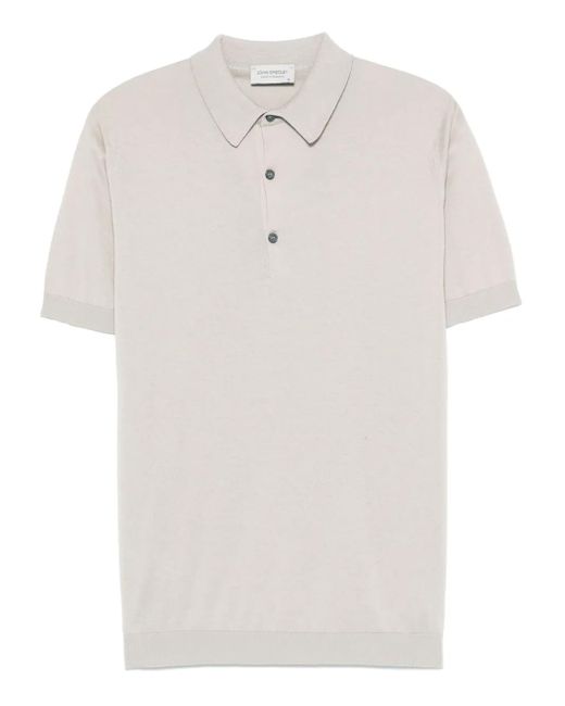 メンズ John Smedley Adrian ポロシャツ White