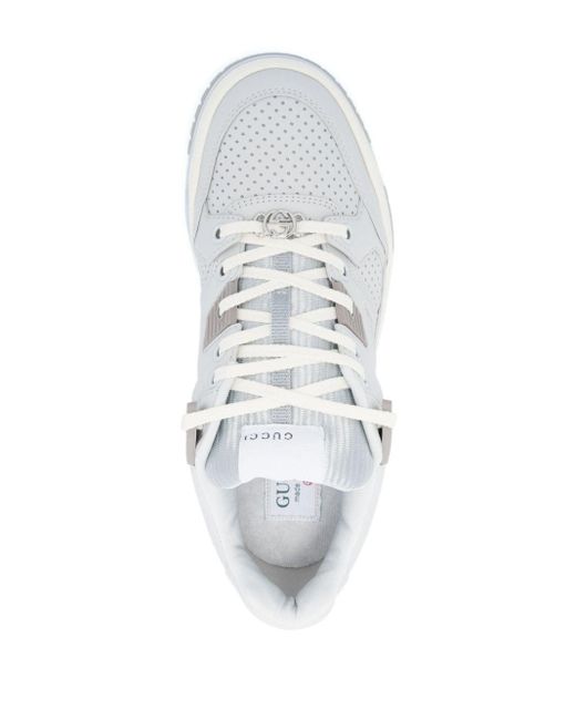 Sneakers con inserti di Gucci in White
