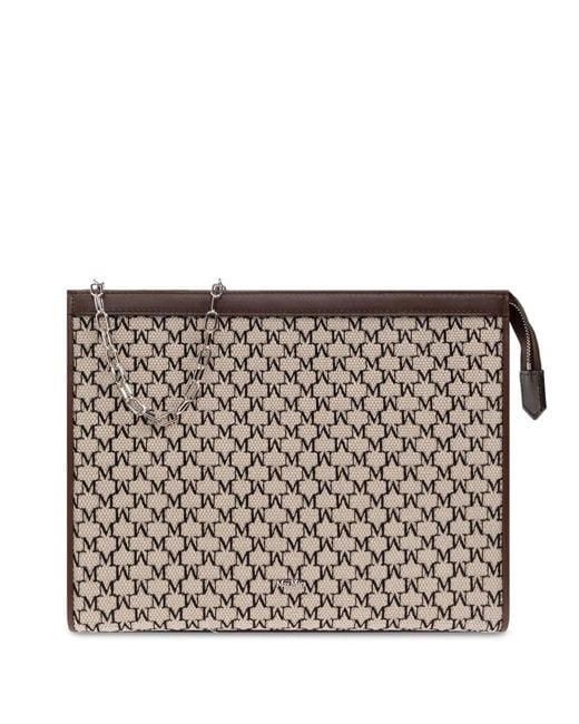Max Mara Gray Mmtroussem Clutch Bag