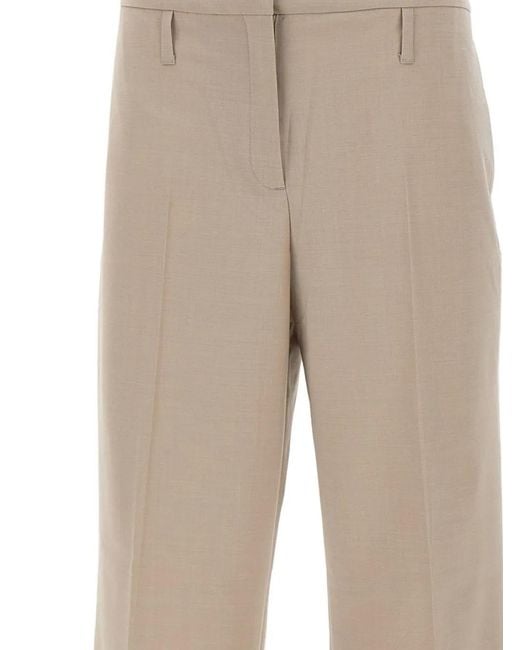 Herskind Natural Ivano Wide-Leg Trousers