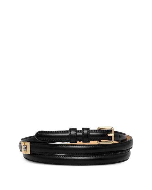 Guess Black Buckle Logo Belt