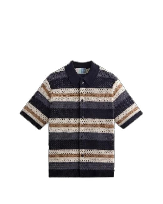 Kith Blue Chemise Thompson En Crochet for men