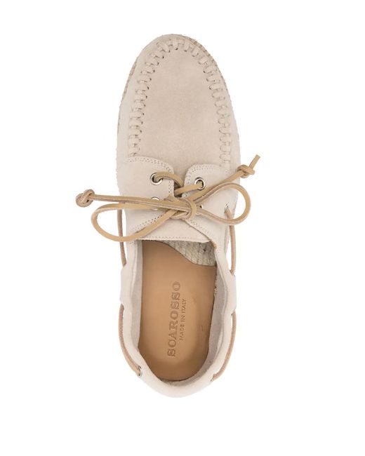 Scarosso Natural Kai Suede Espadrilles for men