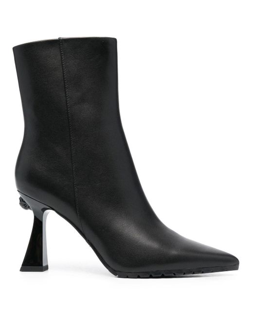 Kurt Geiger 95mm Leather Ankle Boots in 