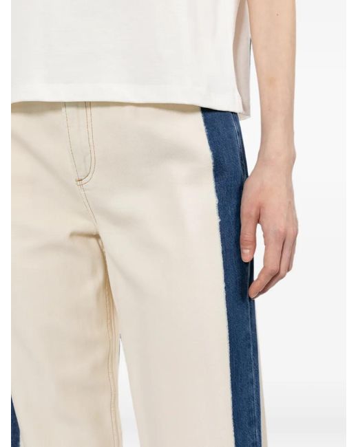 Vaqueros Rectos De Dos Tonos Rag & Bone de color White